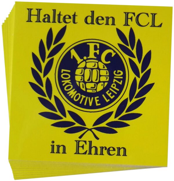 Aufkleber "Haltet den FCL in Ehren“