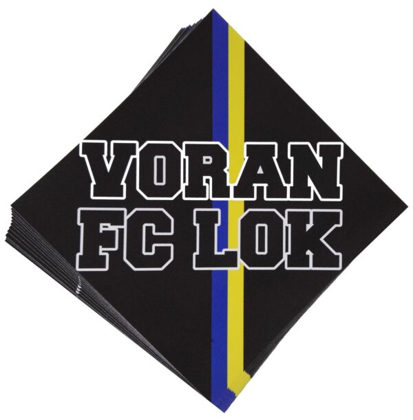 Aufkleber "Voran FC Lok (groß)“