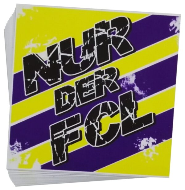 Aufkleber "Nur der FCL“