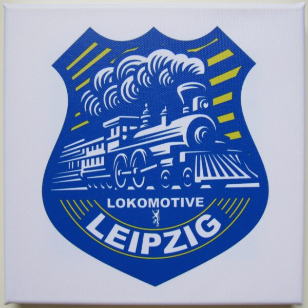 Leinwand "Wappen Lokomotive"