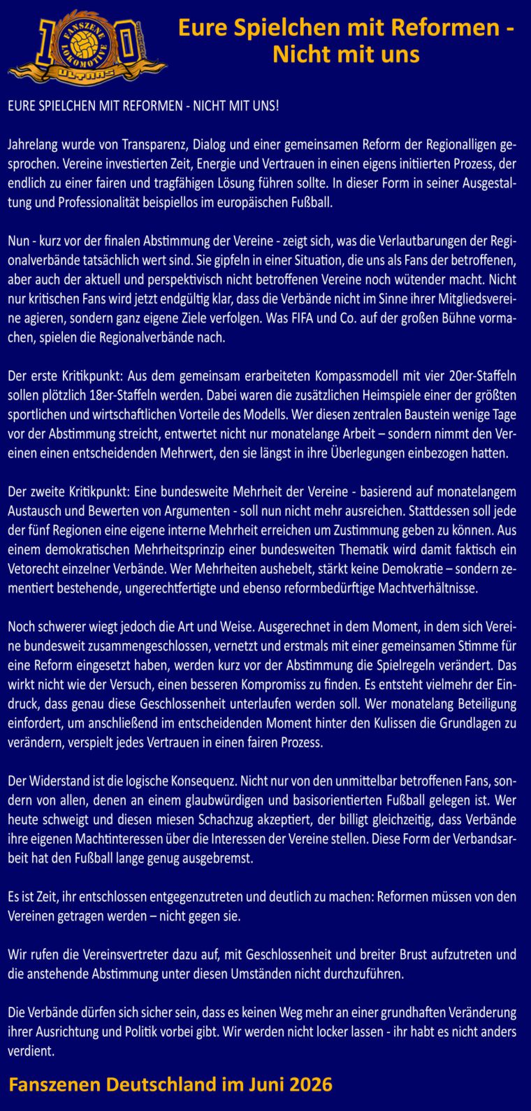 Regionalligareform_Statement